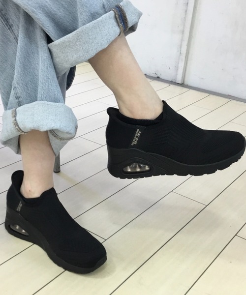【新品タグ付き】 スケッチャーズ スリップインズ スニーカー ウェッジソール SKECHERS（スケッチャーズ） スリップイン スニーカー SLIP-INS