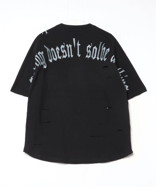 tシャツ 「GALFY/ガルフィー」病みに染まりし反戦Tシャツ レディース メンズ GALFY シャツ 「GALFY/ガルフィー」病みに染まりし反戦シャツ