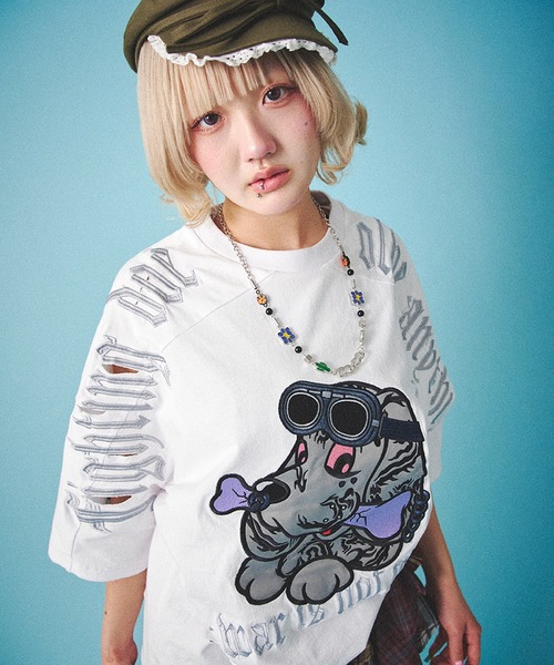 GALFY（ガルフィー） tシャツ 「GALFY/ガルフィー」病みに染まりし反戦