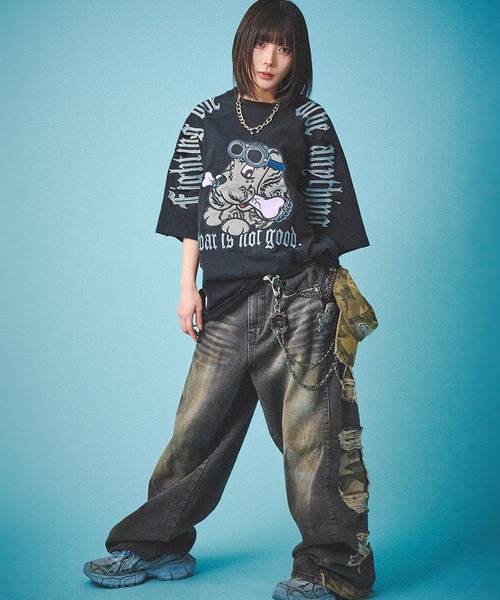 GALFY（ガルフィー） tシャツ 「GALFY/ガルフィー」病みに染まりし反戦