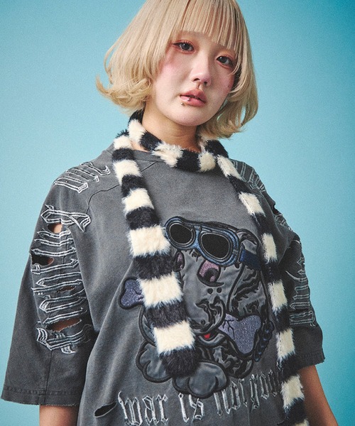 GALFY（ガルフィー） tシャツ 「GALFY/ガルフィー」病みに染まりし反戦