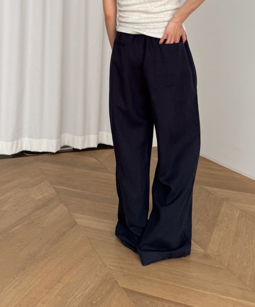 canal jean コットンリネンパンツ　ブラック　お値下げ中 CANAL JEAN（キャナルジーン）の「choice_cnl(チョイス