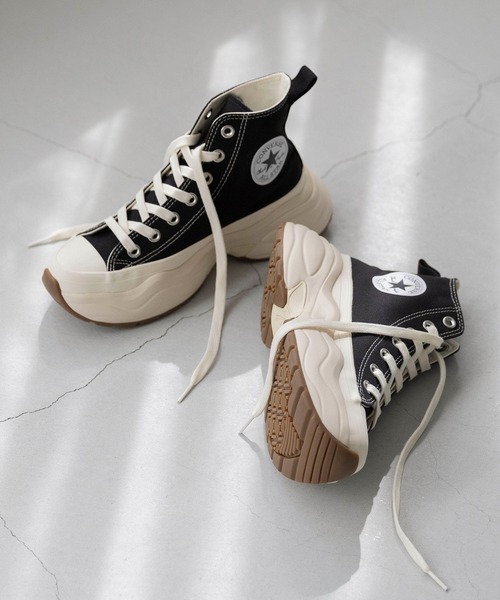 コンバース 厚底 23.5 CONVERSE サージトレーナー ハイ ベージュ CONVERSE スニーカー / コンバース SURGETRAINER HI 厚底