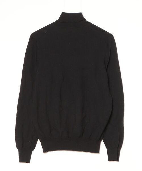 「Gran Sasso」 タートルネックニット 48 ブラック メンズ_画像2
