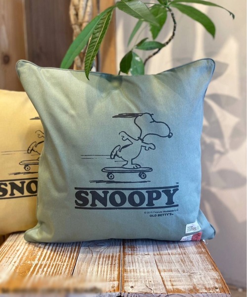 SNOOPY×OLD BETTY'S クッション クッションカバー スヌーピー「SNOOPY