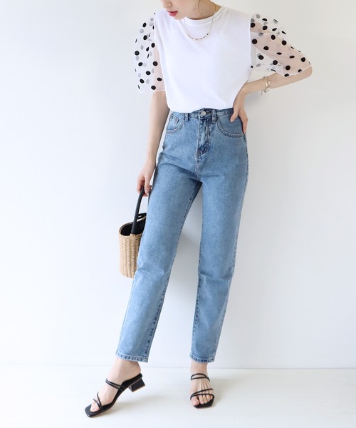 [BLUEEAST] Denim брюки LARGE темно-синий женский 