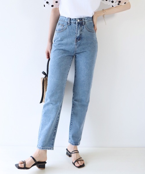[BLUEEAST] Denim брюки LARGE темно-синий женский 