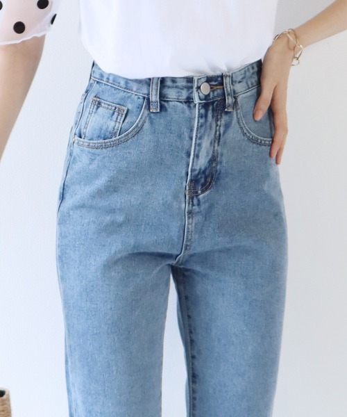 [BLUEEAST] Denim брюки LARGE темно-синий женский 