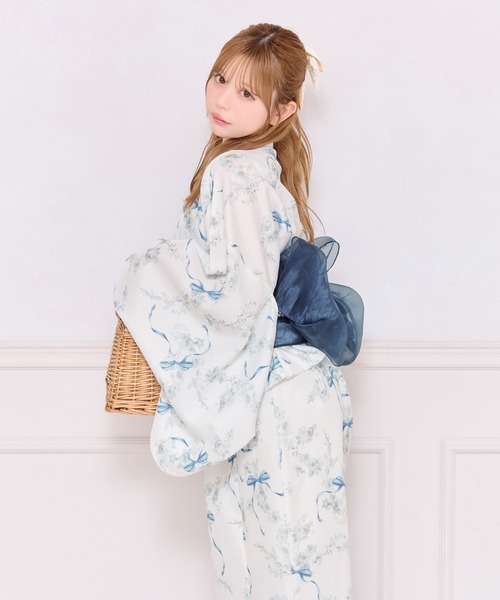 な*こ様 『新品未開封』浴衣　5点セット セール】【着付けガイド付き】大人可愛いが叶う 美人浴衣 5点