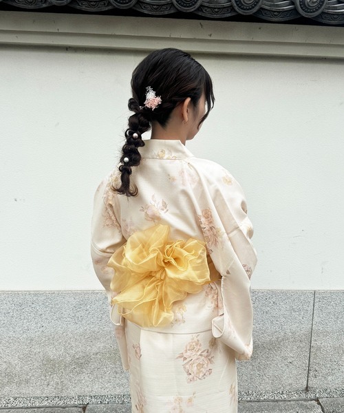 apres jour アソート柄浴衣セット イエロー 2way 二部式 セール】【7色展開】アソート柄浴衣セット（浴衣）｜apres jour