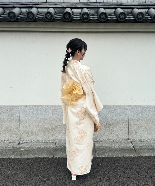 apres jour アソート花柄浴衣セット セパレート S ライトピンク apres