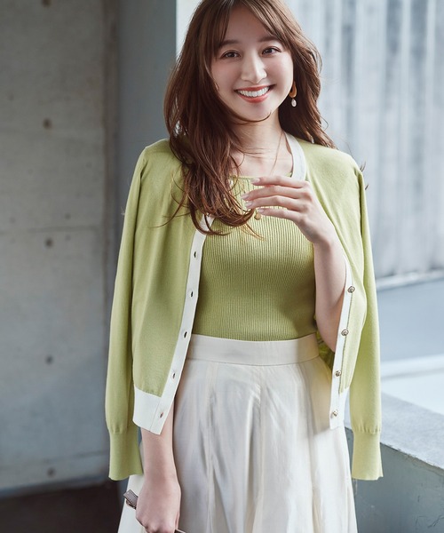 「NATURAL BEAUTY BASIC」 ニットアンサンブル FREE ベージュ レディース NATURAL BEAUTY BASIC 「NATURAL BASIC」 ニットアンサンブル