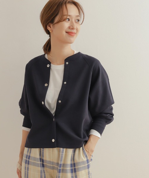 「URBAN RESEARCH DOORS」 カーディガン MEDIUM ネイビー レディース