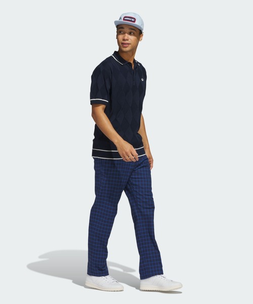 オーバーサイズ 半袖ポロ【adidas Golf/アディダスゴルフ】 セール】ツイストニット オーバーサイズ 半袖ポロ【adidas Golf