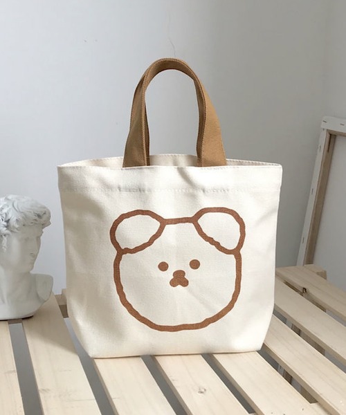 VIBGYOR トートバッグ urbanfemine./くまミニキャンバスバッグ U7306