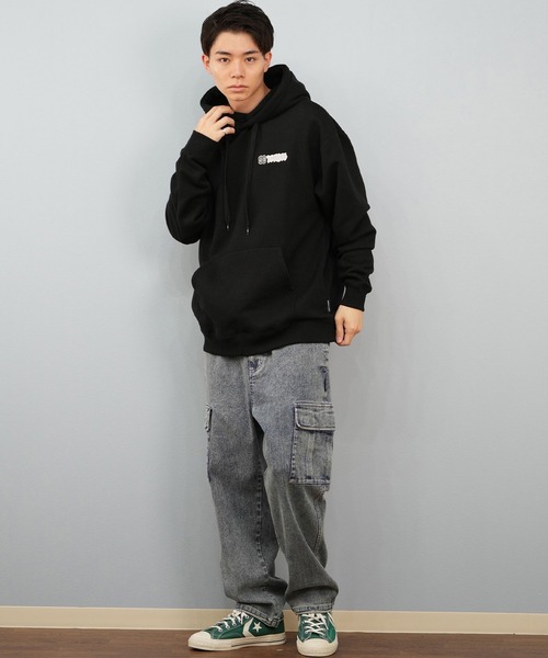 ディーシーシューズ(DC SHOES)SK CREW プルオーバーフーディー 25FWDPO254041GRY(Men’s) DC SHOES（ディーシーシューズ） パーカー DC/ディーシー 25 SK CREW