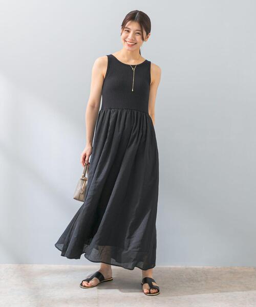 F by ROSSO（エフバイロッソ） ワンピース カップ付ドッキング