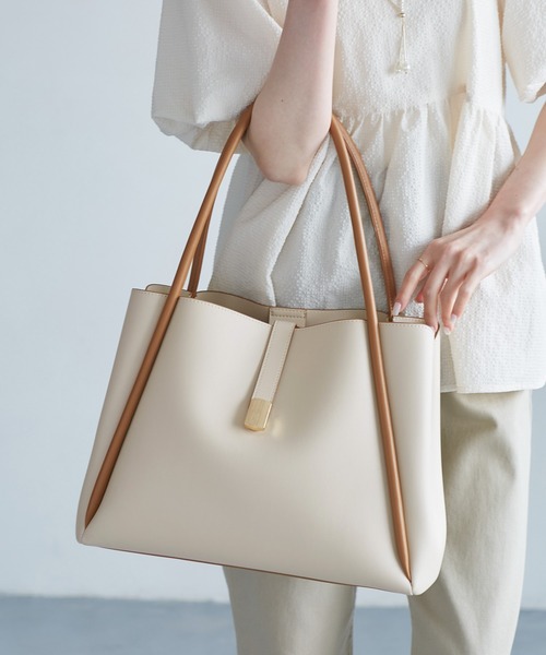 期間限定 数量限定 ROPE' PICNIC 「A4対応」3層フロントベルト トートバッグ バッグ