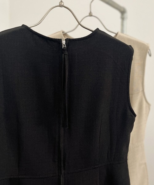サロペット・オーバーオール・オールインワン Linen like combinaison (chiica original) I-SOOK オールインワン リネンライクコンビネゾン (chiica