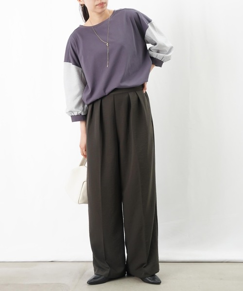 パンツ luca LADY LUCK LUCA パンツ LC/LLL 2タックパンツ/タックワイド