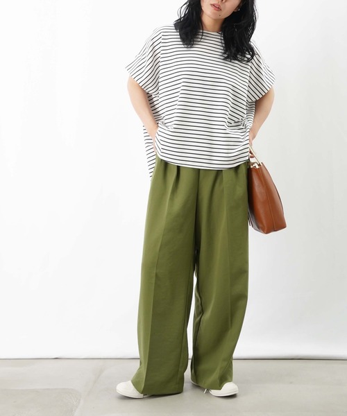 LADY LUCK LUCA パンツ LC/LLL 2タックパンツ/タックワイド
