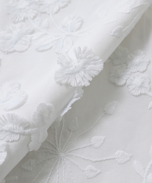 ブラウス シャツ MAISON GUILLEMETTE/メゾンギヨメット EMBROIDERE FLOWERS BL ブラウス レディース IENA ブラウス シャツ MAISON GUILLEMETTE/メゾンギヨメット