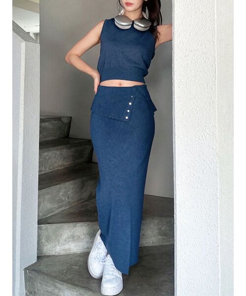 RESEXXY（リゼクシー） スカート ウエストデザインタイトニット