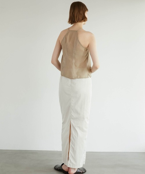 トップス LA PEAU DE GEM two piece linen like top two piece linen like tops – LA PEAU DE GEM