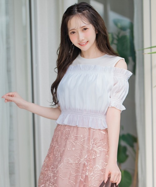 WILLSELECTION（ウィルセレクション） tシャツ レイヤード風オフショル 