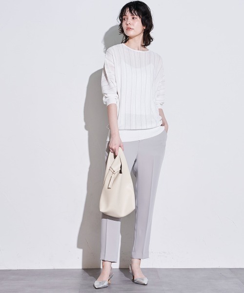 「la.f…」 長袖ニット 9号 ホワイト系その他 レディース_画像4