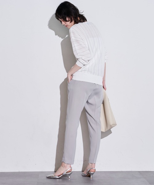 「la.f…」 長袖ニット 9号 ホワイト系その他 レディース_画像6