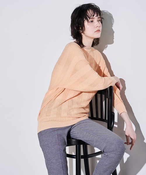 「la.f…」 長袖ニット 9号 ホワイト系その他 レディース_画像8