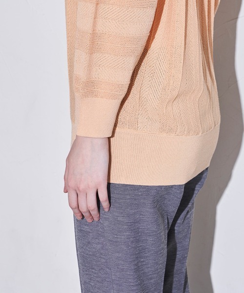 「la.f…」 長袖ニット 9号 ホワイト系その他 レディース_画像9