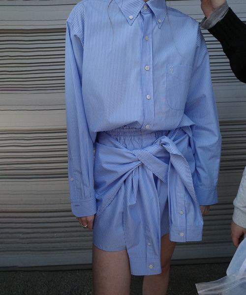 CLANE（クラネ） パンツ SHIRT DETAIL SHORT PANTS レディース