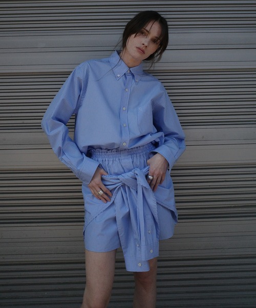 CLANE（クラネ） パンツ SHIRT DETAIL SHORT PANTS レディース