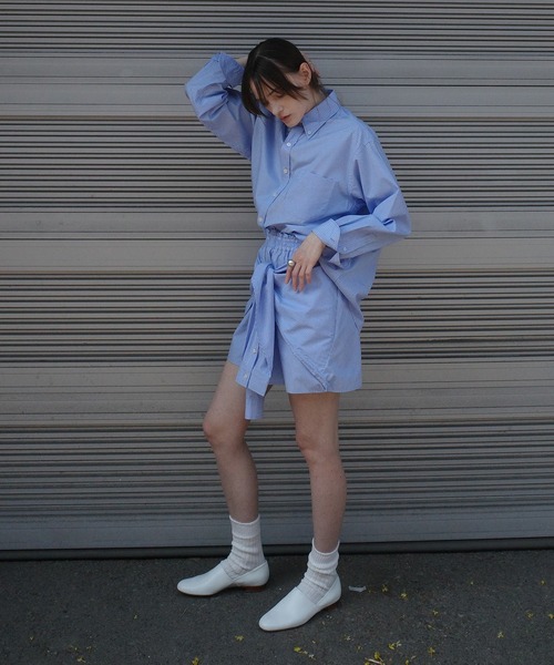 CLANE（クラネ） ワイドパンツ パンツ SHIRT DETAIL SHORT PANTS