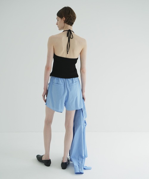 CLANE（クラネ） パンツ SHIRT DETAIL SHORT PANTS レディース