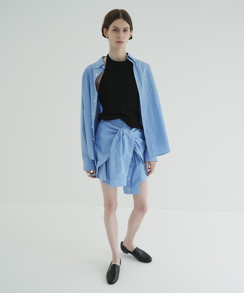 CLANE（クラネ） ワイドパンツ パンツ SHIRT DETAIL SHORT PANTS