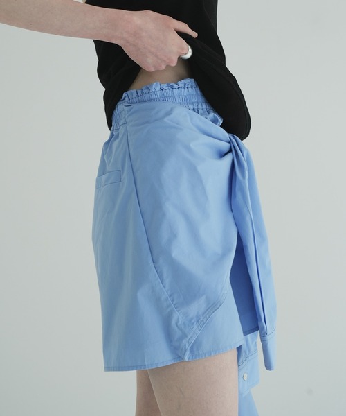 CLANE（クラネ） ワイドパンツ パンツ SHIRT DETAIL SHORT PANTS