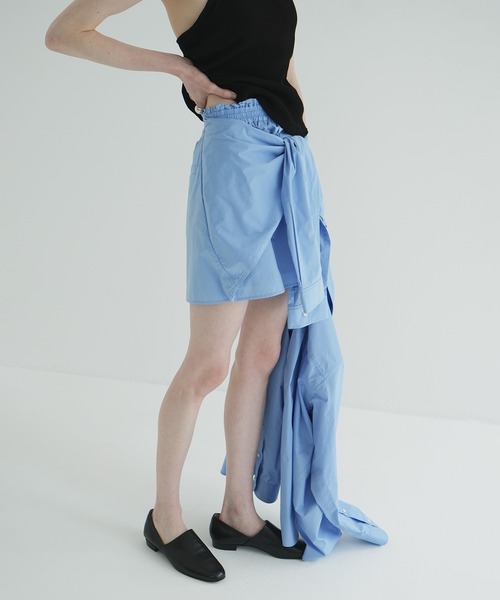 CLANE（クラネ） パンツ SHIRT DETAIL SHORT PANTS レディース