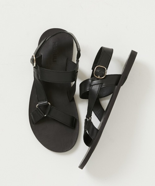 「MADULI」 フラットサンダル 36 ブラウン レディース_画像2