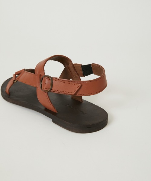 「MADULI」 フラットサンダル 36 ブラウン レディース_画像8