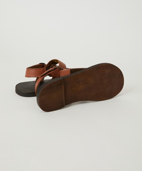 MADULI（マドゥリ） フラットサンダル 36 ブラウン レディース