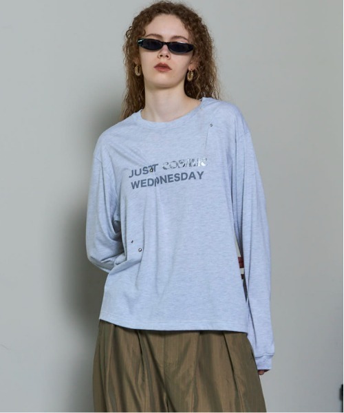 tシャツ 「25AW PRE-ORDER」cosmic Studs Long Sleeve T-shirt/cosmicスタッズロンTEE「MAISO