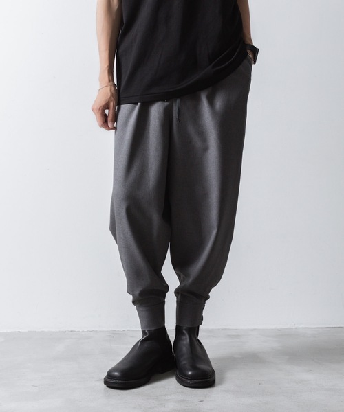 パンツ ato ATO（アトウ） パンツ RECYCLE POLYESTER CUFFS PANTS メンズ