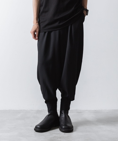 パンツ ato ATO パンツ CLASSIC WOOL 2-TUCK TAPERED PANTS メンズ