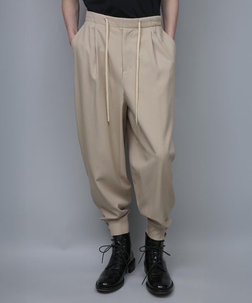 ATO（アトウ） パンツ RECYCLE POLYESTER CUFFS PANTS メンズ