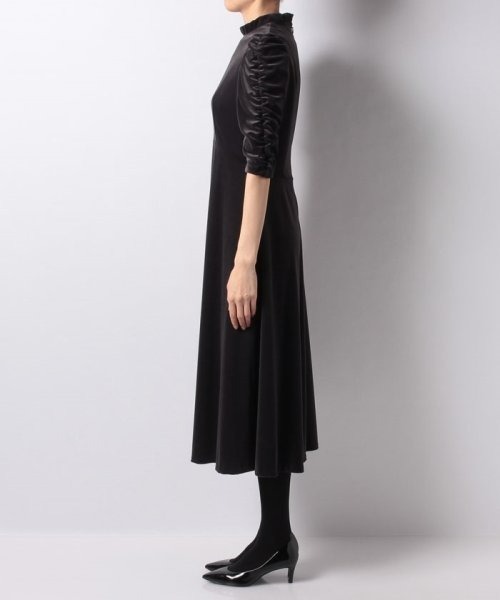 「LOULOU WILLOUGHBY」 7分袖ワンピース 1 グレー系その他 レディース_画像4