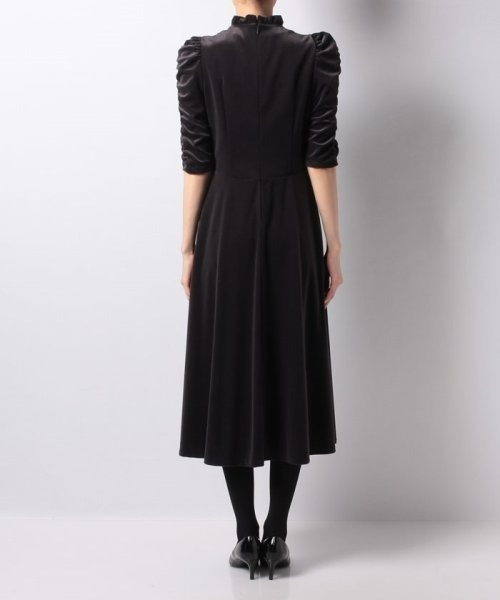 「LOULOU WILLOUGHBY」 7分袖ワンピース 1 グレー系その他 レディース_画像7