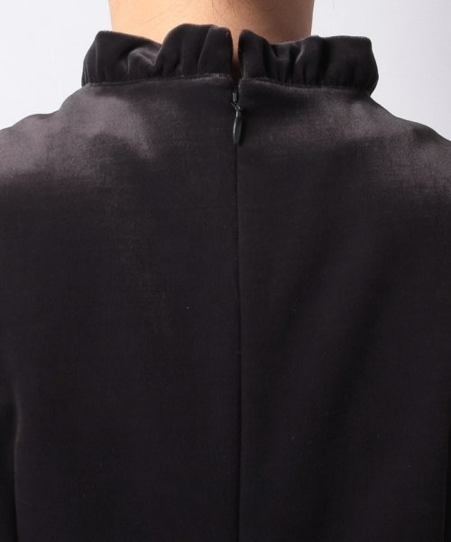 「LOULOU WILLOUGHBY」 7分袖ワンピース 1 グレー系その他 レディース_画像9